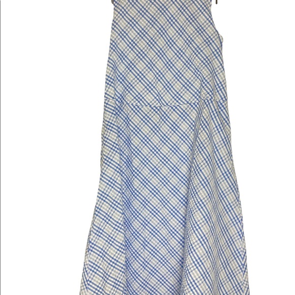 Anne Klein Seersucker Midi Dress Women's Size 6 - Picture 8 of 13